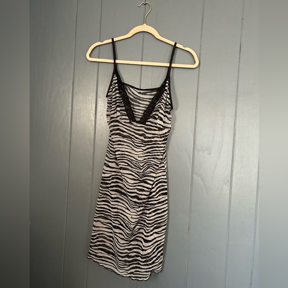 Other - sheer zebra print lingerie y2k